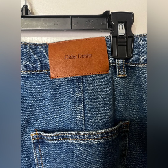 Cider Classic Blue Wide-Leg Jeans L - Picture 4 of 11